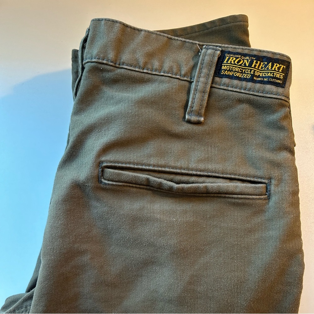 Iron Heart IH-735-ODG 11oz Herringbone Work Pants - Olive Drab Green